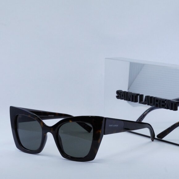 Final Price! Saint Laurent SL552 008 Dark Havana /Grey Sunglasses - Picture 1 of 10